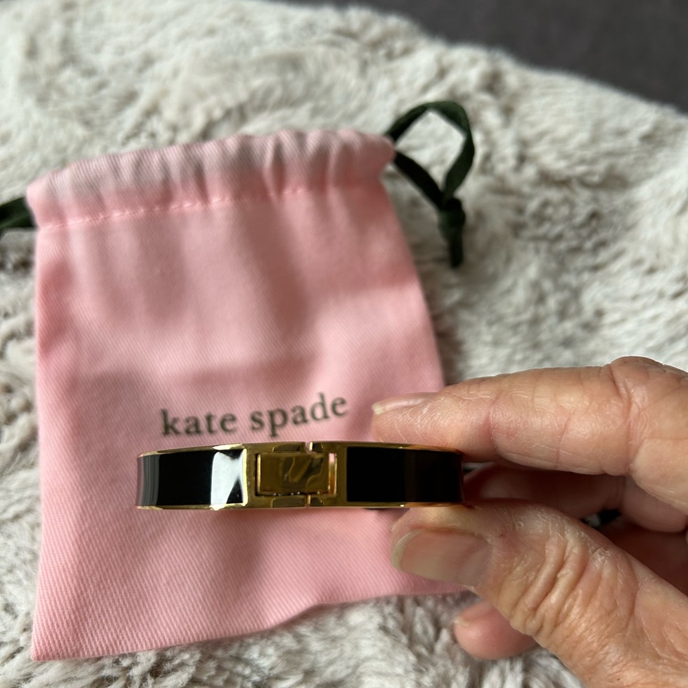 Kate Spade Gold Flake Bangle Bracelet - Picture 3 of 7
